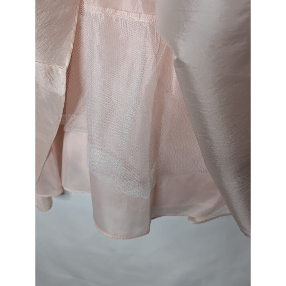 JESSICA HOWARD Midi Ballet Pink Floral Lace Fit and Flare Dress size 10 Wedding - Picture 5 of 9